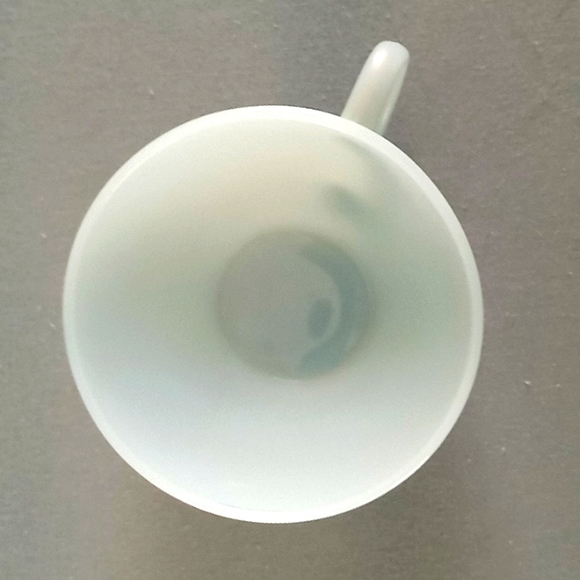 Delphite cup. Vintage FireKing 4.75 inches wide including handle - Picture 3 of 3